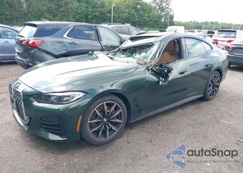 2022 BMW 430I Gran Coupe Gran Coupe из США, поврежденный, VIN WBA63AV02NFM79412